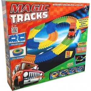 Birlik Oyuncak Magic Tracks Hareketli Raylar 168 Parça, Işıklı Araba , Raylı Araba Y058