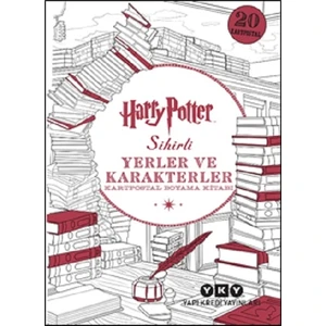 Harry Potter Sihirli Yerler ve Karakterler - Kartpostal Boyama Kitabı