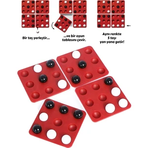 Ayas Eğitici Oyuncak Pentago Strateji Oyunu