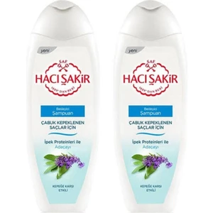 Hacı Şakir Adaçayı Şampuanı 500 ml 2 Adet