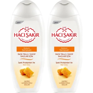 Hacı Şakir Bal Ince Telli Saçlar Şampuan 500 ml x 2 Adet