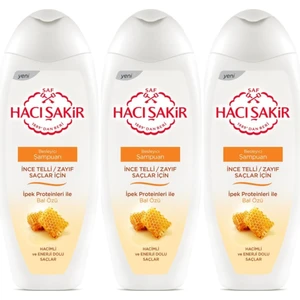 Hacı Şakir Bal Özü Besleyici Şampuan 500ML 3lü Paket