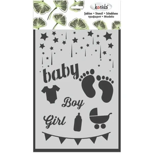 Stencil 20X30CM Bebek Geliyor