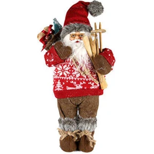 Noel Baba Kırmızı Kayakçı 40 cm