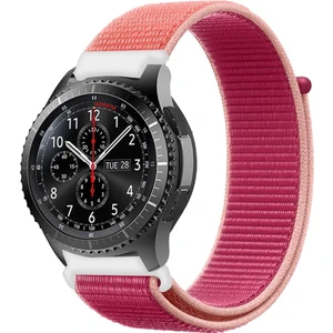 Huawei Watch 22MM Krd3 Hasır Kordon Vişne