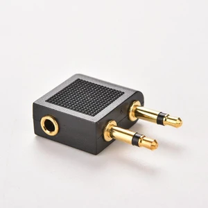 Uçak Kulaklık Dönüştürücü Çevirici 3.5 mm Fiş Jack Soket