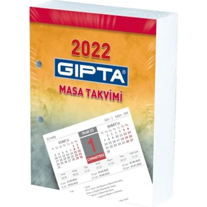 2022 Blok Masa Takvimi 10 x 13 cm