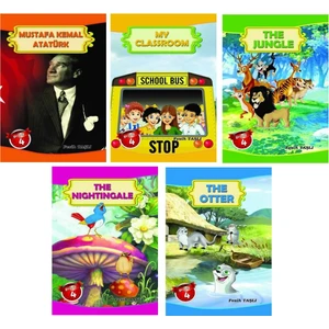 4.Sınıf Öğrencilere Ingilizceyi Sevdiren Hikaye Seti (5 Kitap)