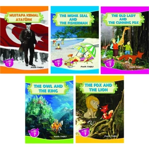 7.Sınıf Öğrencilere Ingilizceyi Sevdiren Hikaye Seti (5 Kitap)