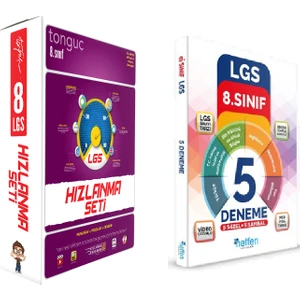 Tonguç Akademi 8. Sınıf LGS Hızlanma Seti Denemeli