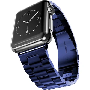 Apple Watch Uyumlu 38-40MM Krd5 Klasik Metal Kordon Lacivert