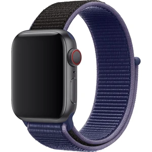 Apple Watch Uyumlu 38-40 mm Krd3 Hasır Mor Menekse Kordon