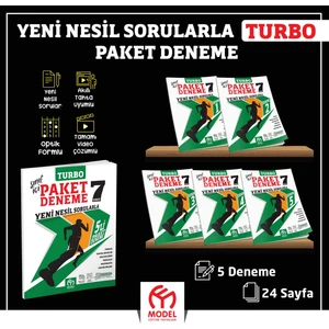 Model Eğitim Yayıncılık 7. Sınıf 5'li Paket Deneme Yeni Ürün