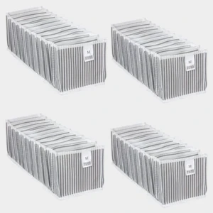 Alas 4 Adet Akordiyon M Boy 11 Bölmeli Çok Amaçlı Dolap Içi ve Çekmece Düzenleyici Cepli Organizer