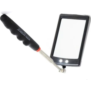 80X50MM Katlanır LED Işıklı Muayene Aynası Uzatmalı Oto Muayene Kontrol Aynası