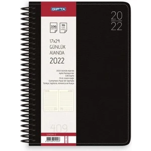SNK409 Günlük Ajanda Spiralli 17 x 24 cm