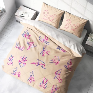 Kamasutra Günü Pamuk Saten Çift Kişilik Nevresim Takımı