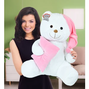 Özgüner Oyuncak 80 cm Yastıklı Uyku Arkadaşı Peluş Ayıcık