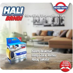 Boss Tape Çift Taraflı Halı Kaydırmaz Bant 50 mm x 5 mt