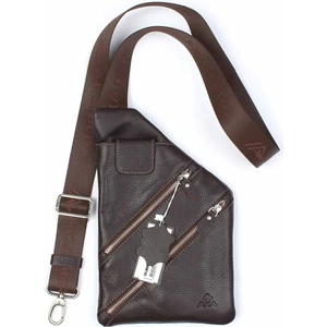 Aka Deri Kahverengi Omuzdan Askılı Deri Çanta 119