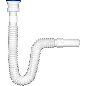 YT64 Uzun Körüklü Evye Lavabo Gider Sifonu 140CM