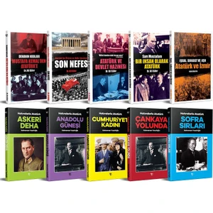 Bir Insan Olarak Atatürk Seti - 10 Kitap