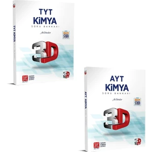 3D Yayınları TYT AYT Kimya Soru Bankası Seti