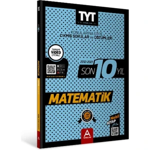 A Yayınları TYT Matematik Son 10 Yıl Çıkmış Soru ve Çözümleri Yeni 2022
