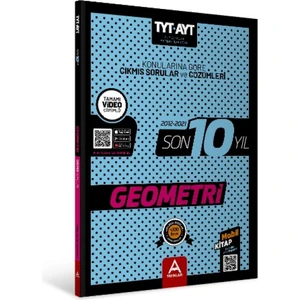 A Yayınları TYT AYT Geometri Son 10 Yıl Çıkmış Soru ve Çözümleri Yeni 2022