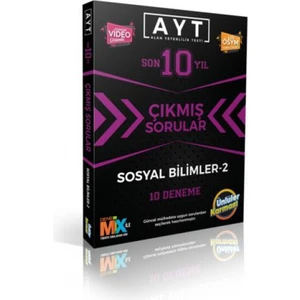 Ünlüler Karması AYT Sosyal Bilimler-2 Çıkmış Soru Karması 10 Deneme