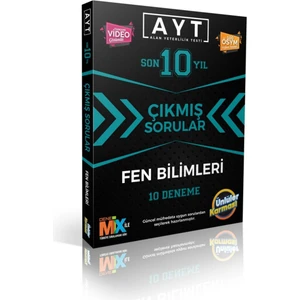 Ünlüler Karması AYT Fen Bilimler Çıkmış Soru Karması 10 Deneme