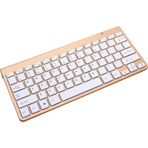 USB Harici Dizüstü Masaüstü Bilgisayar Evrensel Mini Kablosuz Klavye Fare, Stil: Klavye (Tyrant Gold) (Yurt Dışından)