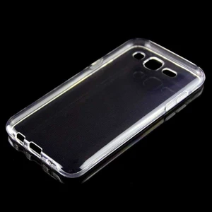 Samsung Galaxy J5 Kılıf Şeffaf Silikon Hibrit Case Şeffaf