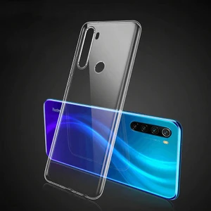 Xiaomii Redmi Note 8T Kılıf Şeffaf Silikon Hibrit Case Şeffaf