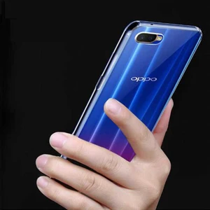 Oppo RX17 Neo Kılıf Şeffaf Silikon Hibrit Case Şeffaf
