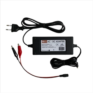 12 Volt Akü Şarj Cihazı Adaptörü Maşalı Otomatik Kesicili 12 V Akü Şarz Adaptörü