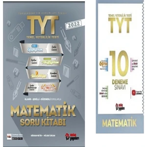 Metin Yayınları Tyt Matematik Soru Kitabı + Metin Yayınları Tyt 10 Matematik Deneme