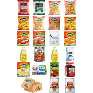 Ramazan Paketi Kumanya Ezrak Gıda Yardım Kolisi 22 Parça 79 nolu Paket