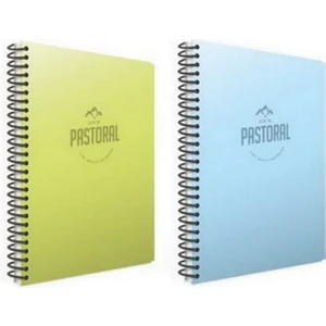 Pastoral Spiral Defter A4 72 Yaparak 1 Kareli + 1 Çizgili