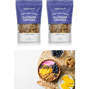 Glutensiz Yaban Mersini  Mango Granola 250 gr 2'li