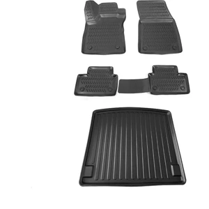 Ford Focus 3 Sedan (2011-2014) 4.5D Havuzlu Paspas + Elmas Kesim Ince Stepne Bagaj Havuzu