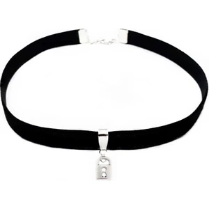 Kilit Choker Tasma Kolye