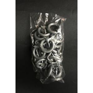 Konur Store Minyatür - Küçük Rustik Perde Halkası ve Klips 20 Adet