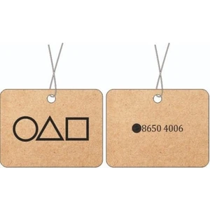 Squid Game Kartvizit Tasarımlı Lacoste Oto Kokusu ve Aksesuarı 8,5x5,5 cm