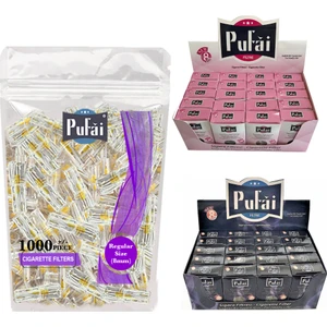 Sigara Filtresi Tar Katran Süzer 8 mm Normal Boy Ağızlık 2200 Adet 1 Paket Kutu