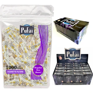 Sigara Filtresi Tar Süzen 8 mm Normal Boy Ağızlık 1600 Adet 1 Paket 20 Kutu