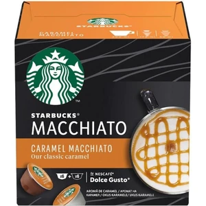 Capsule Cafea Starbucks Caramel Macchiato By Nescafé Dolce Gusto, 12 Capsule, 6 Bauturi, 127,8 gr