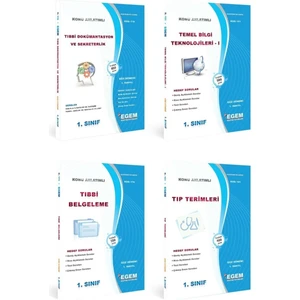 Egem Eğitim Yayınları AÖF Tıbbi Dokümantasyon ve Sekreterlik 1. Sınıf 1. Dönem Konu Anlatımlı Soru