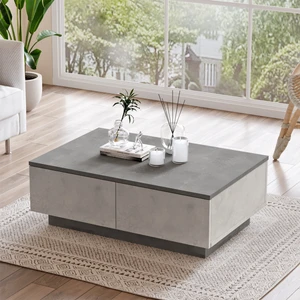 Robin Home Diego Orta Sehpa 2 Kapaklı (Beton-Taş)