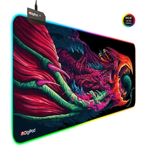 RGB Gaming Oyuncu Mousepad 90X40 XXL Kaymaz Taban hyper 4mm  Kalınlık